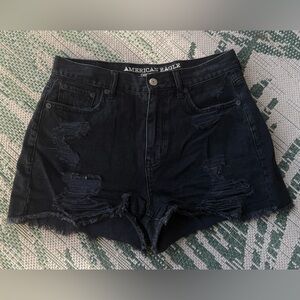 American Eagle Outfitters Black Jean Shorts
